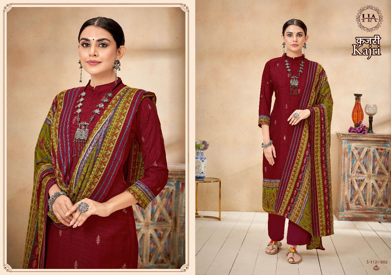 Harshit Kajri Designer Pashmina Winter Wear Wholesale Dress Material Collection